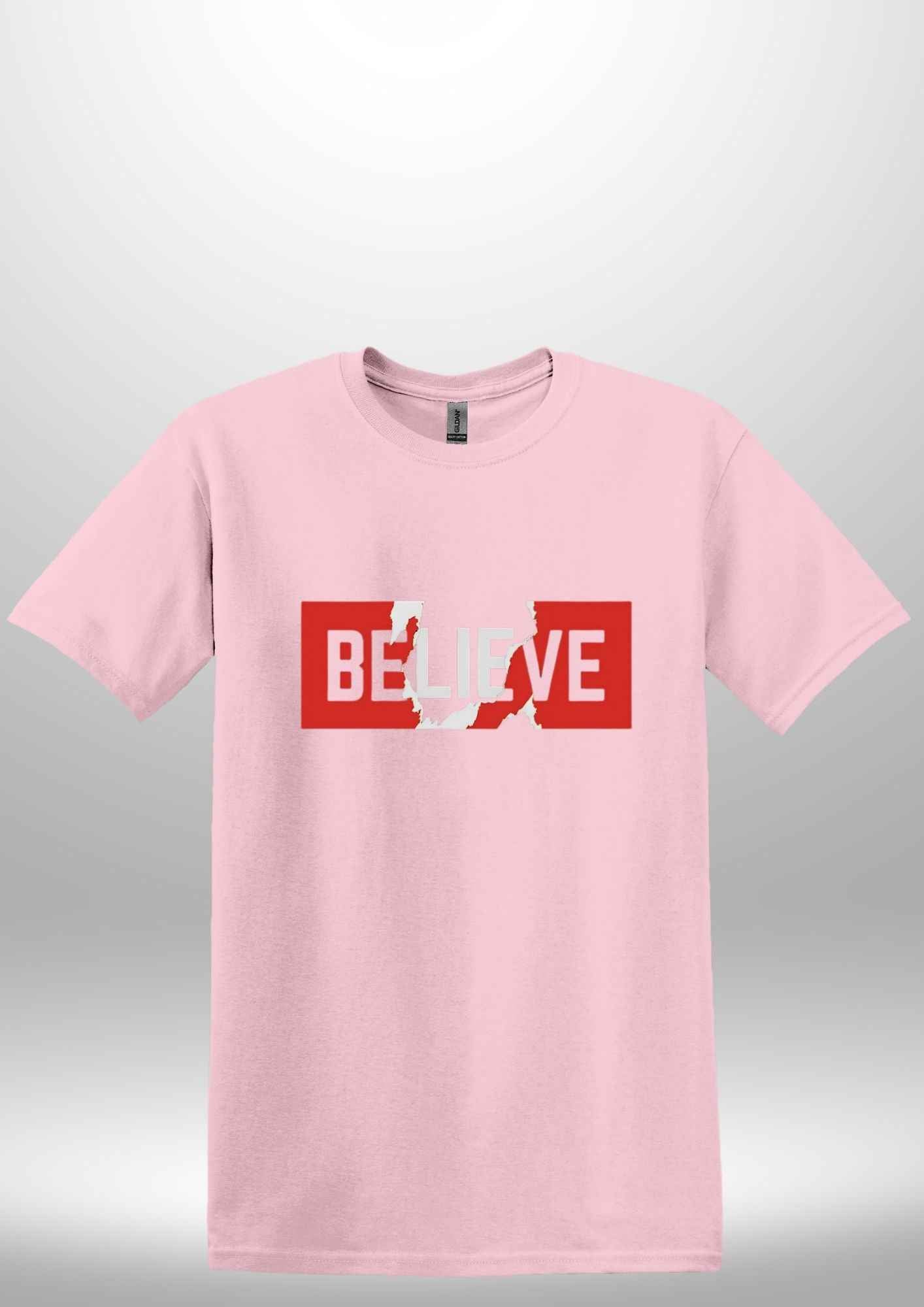 "Believe" Luxe T-shirt by Luxe-Custom-Designer