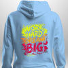 "Work Hard Dream Big" Hoodie by Luxe-Custom-Designer