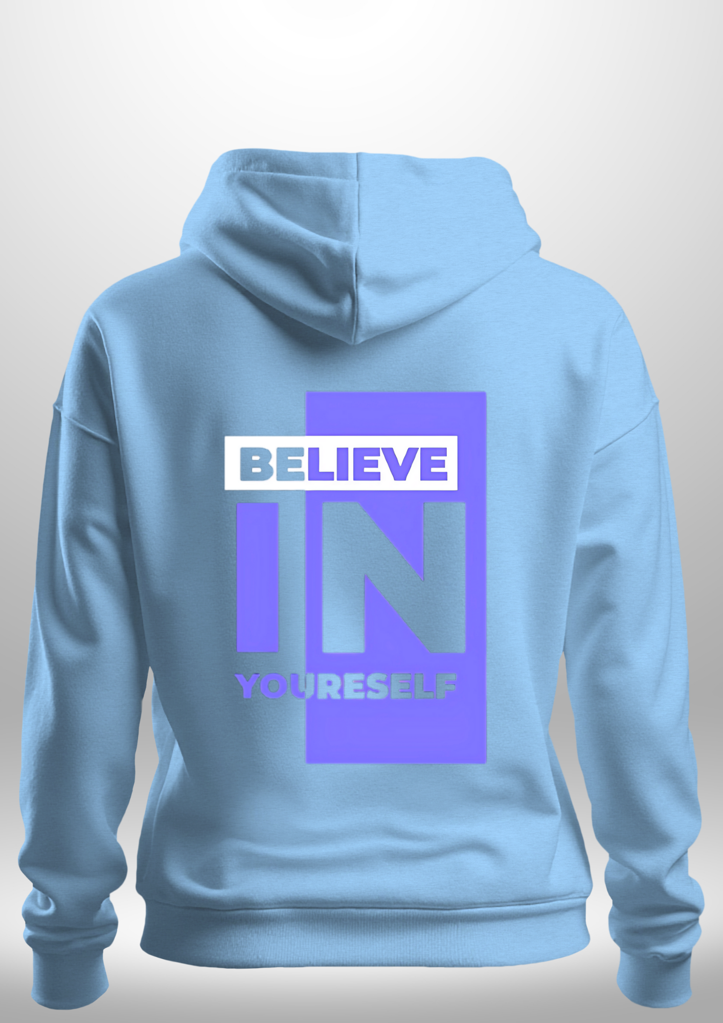 "Believe In Yourself" Luxe Hoodie by Luxe-Custom-Designer