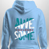 "awesome" Luxe Hoodie by Luxe-Custom-Designer