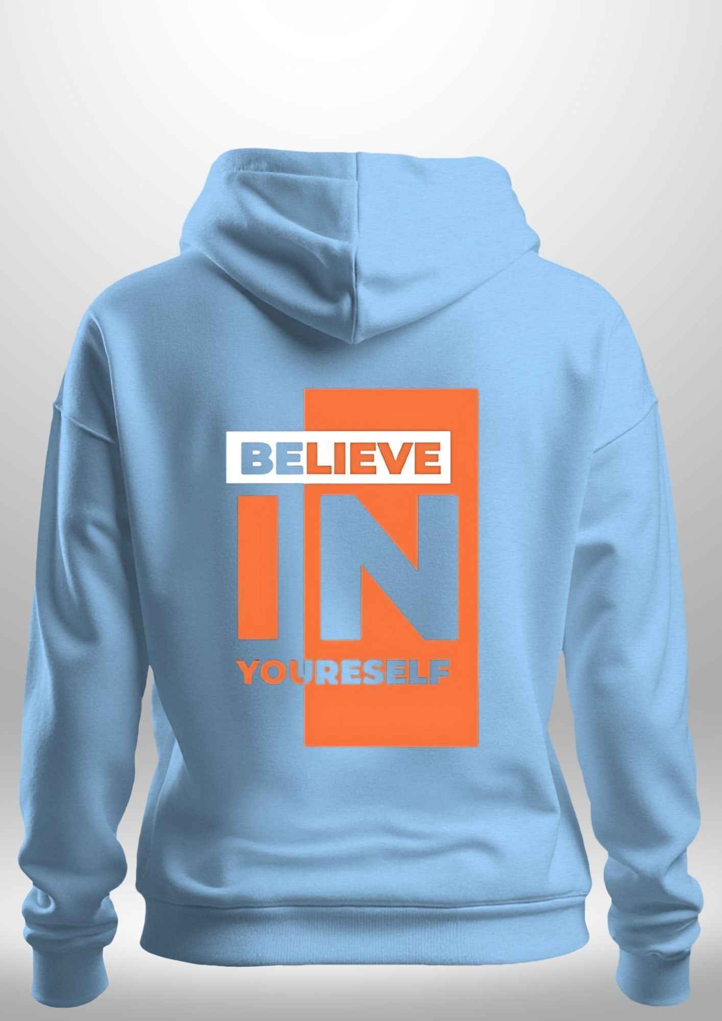 Red "Believe In Yourself" Luxe T-Shirt by Luxe-Custom-Designer