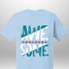 "AWESOME" Luxe T-Shirt by Luxe-Custom-Designer