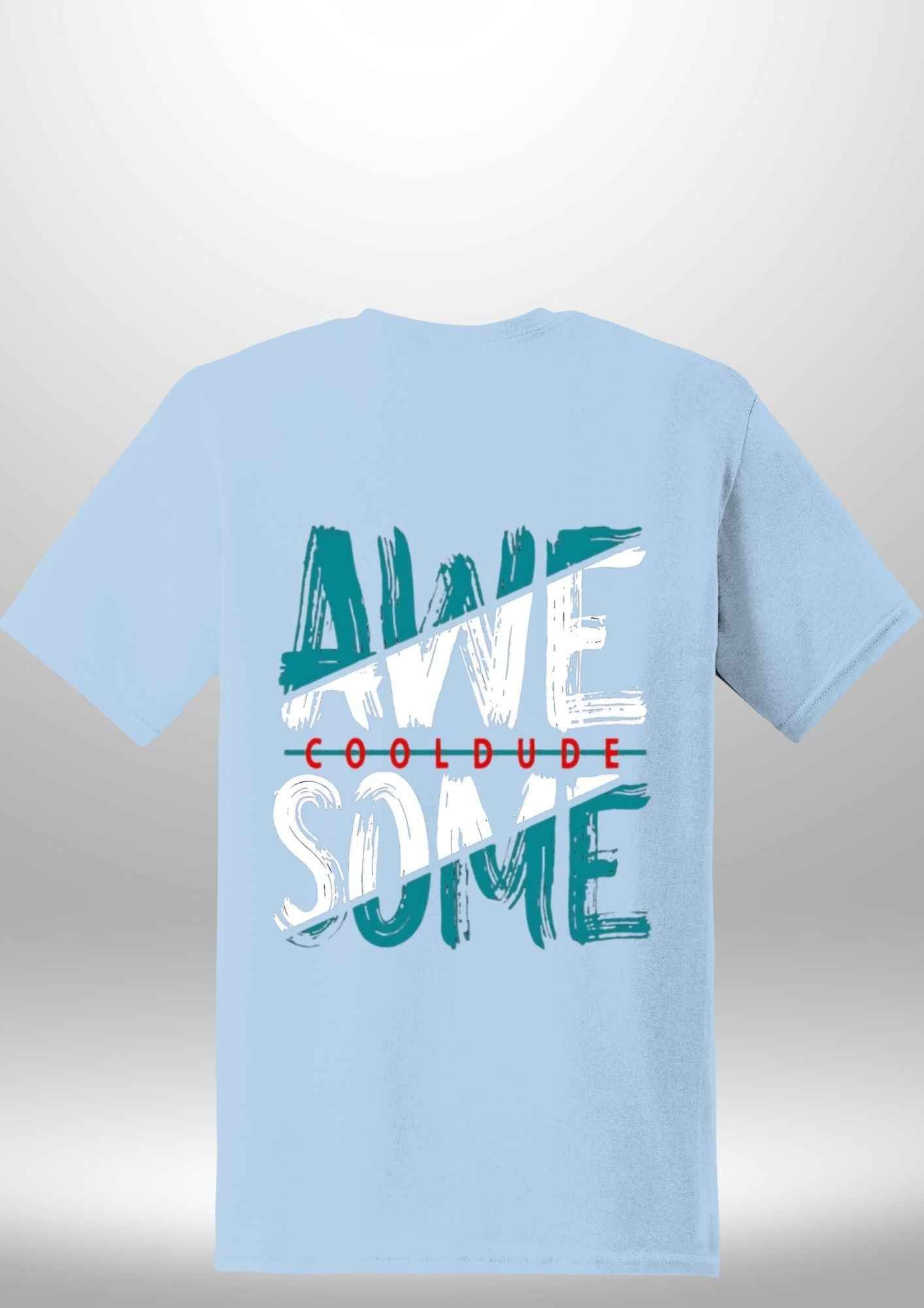 "AWESOME" Luxe T-Shirt by Luxe-Custom-Designer
