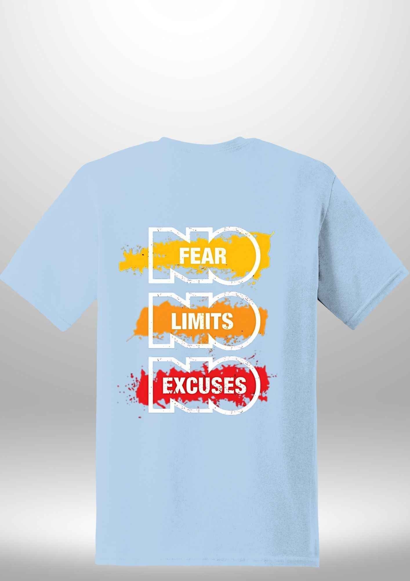 "NO FEAR" Luxe T-Shirt by Luxe-Custom-Designer