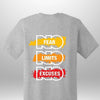"NO FEAR" Luxe T-Shirt by Luxe-Custom-Designer