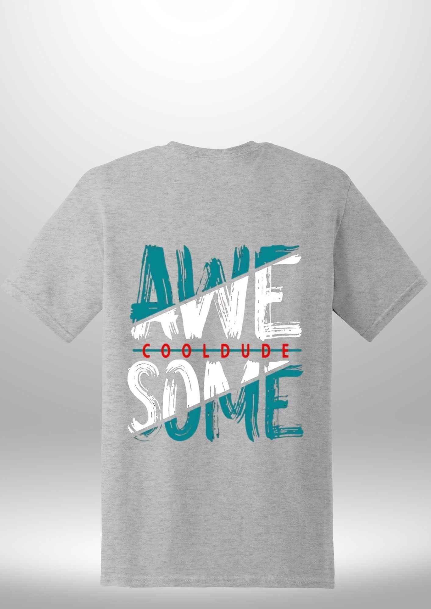 "AWESOME" Luxe T-Shirt by Luxe-Custom-Designer