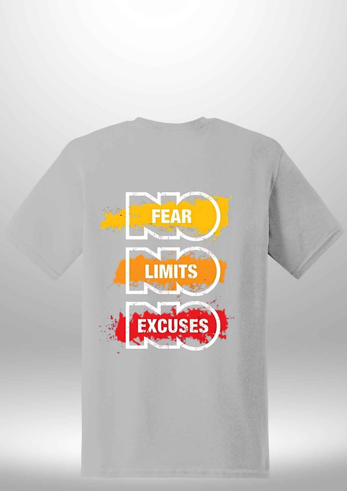 "NO FEAR" Luxe T-Shirt by Luxe-Custom-Designer
