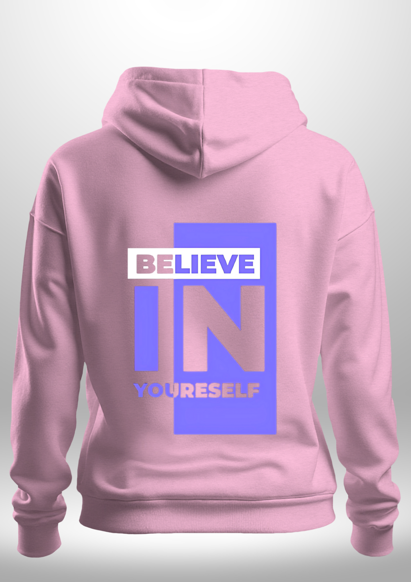 "Believe In Yourself" Luxe Hoodie by Luxe-Custom-Designer