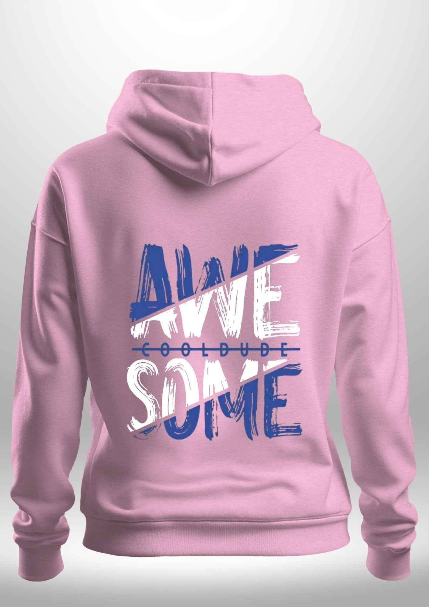 "awesome" Luxe Hoodie by Luxe-Custom-Designer