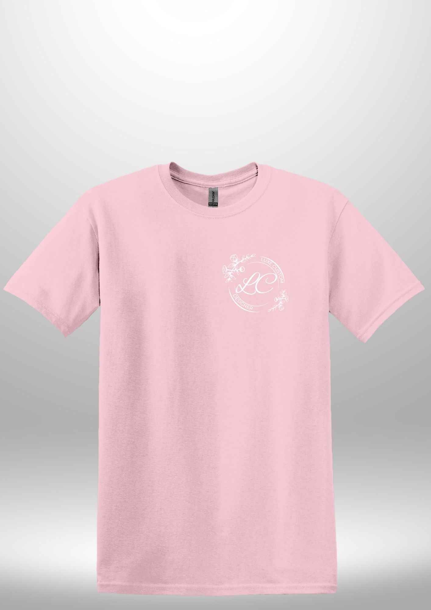 Red "Believe In Yourself" Luxe T-Shirt by Luxe-Custom-Designer