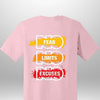 "NO FEAR" Luxe T-Shirt by Luxe-Custom-Designer