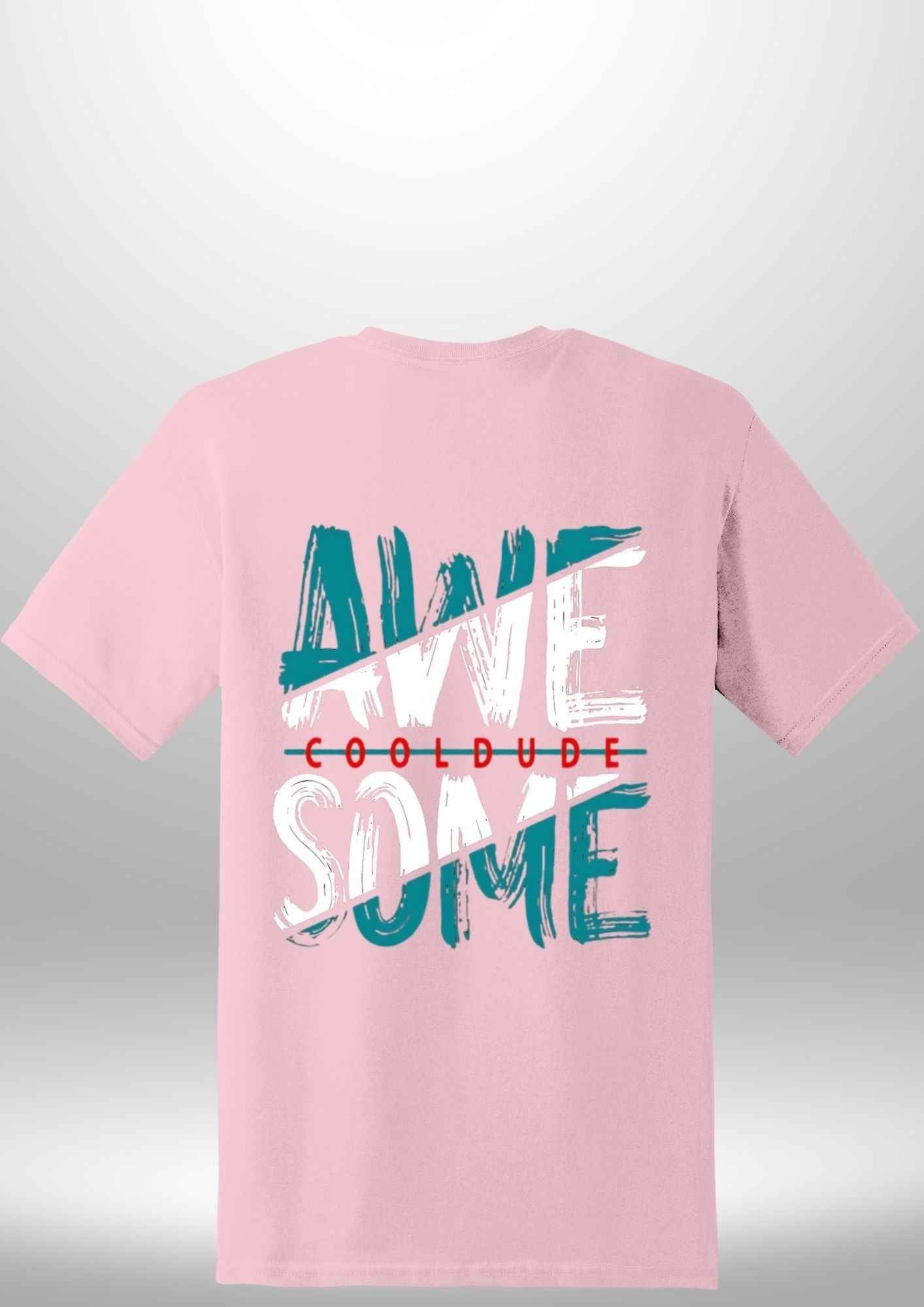 "AWESOME" Luxe T-Shirt by Luxe-Custom-Designer