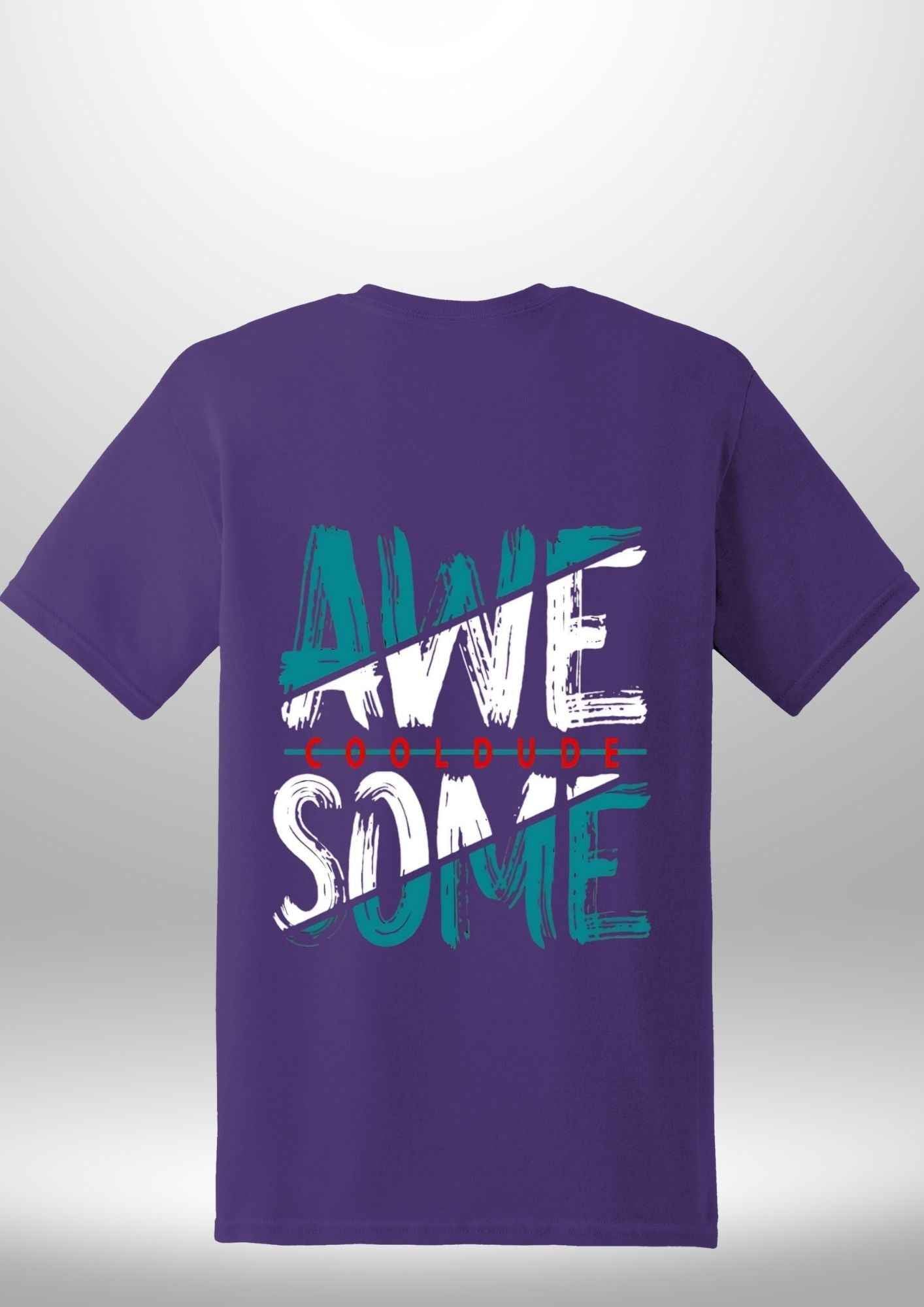 "AWESOME" Luxe T-Shirt by Luxe-Custom-Designer