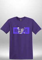 Blue "Believe" Luxe T-shirt by Luxe Sensational