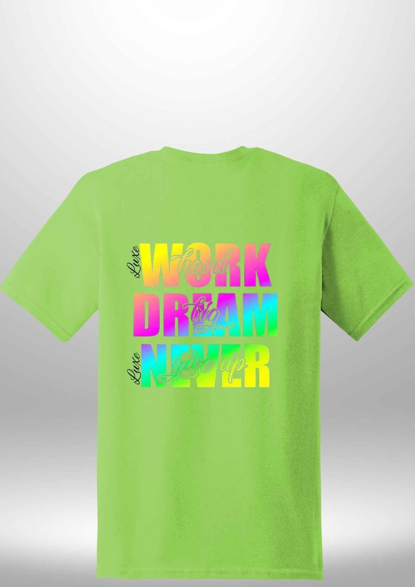 Work Hard Luxe T-Shirt by Luxe-Custom-Designer