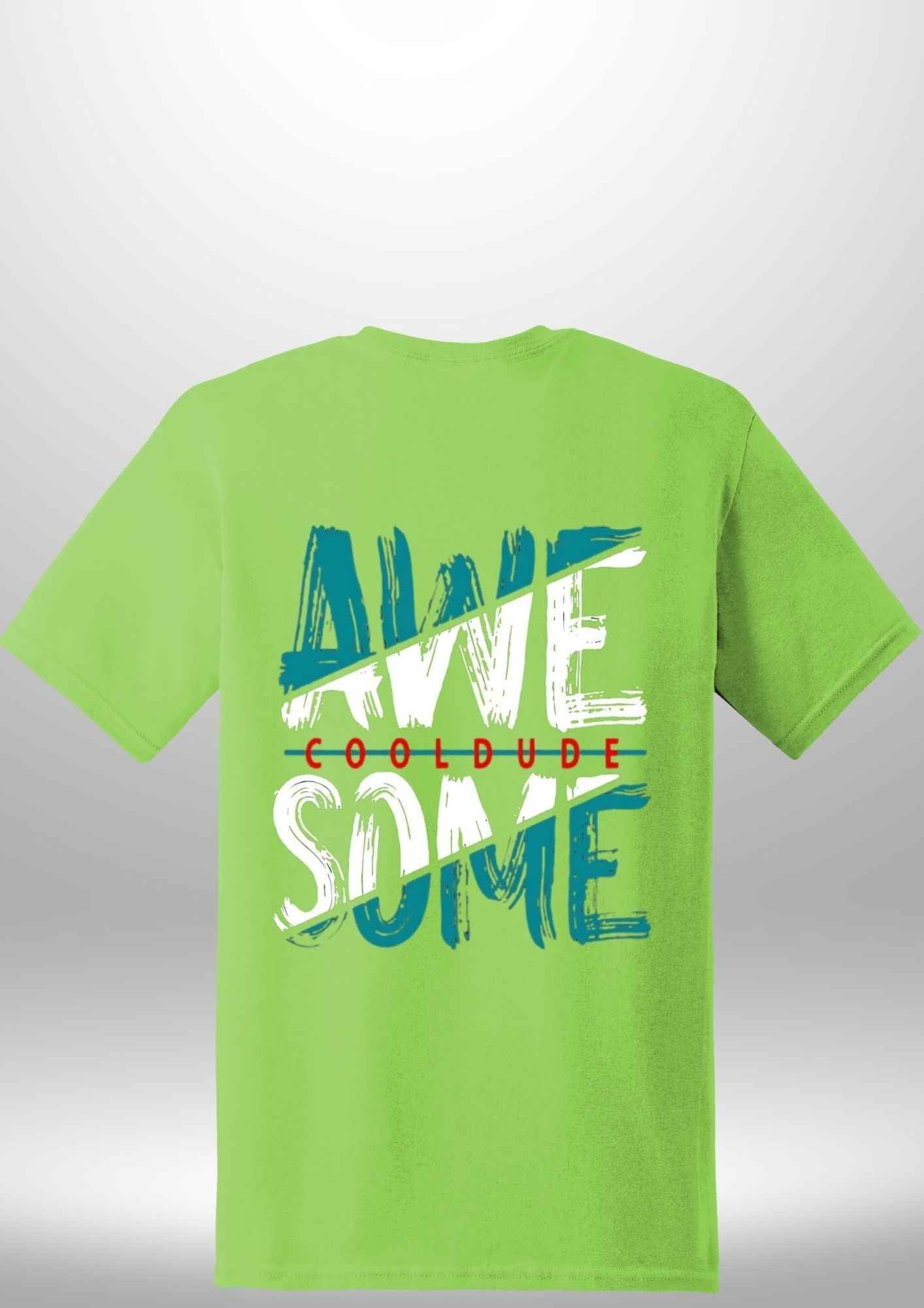 "AWESOME" Luxe T-Shirt by Luxe-Custom-Designer