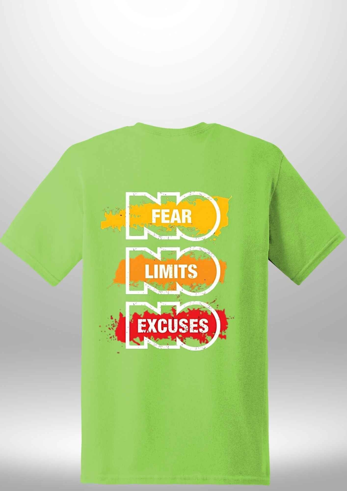 "NO FEAR" Luxe T-Shirt by Luxe-Custom-Designer
