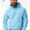 Light Blue Hoodie by Luxe-Custom-Designer