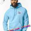 Light Blue Hoodie by Luxe-Custom-Designer