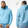 Light Blue Hoodie by Luxe-Custom-Designer