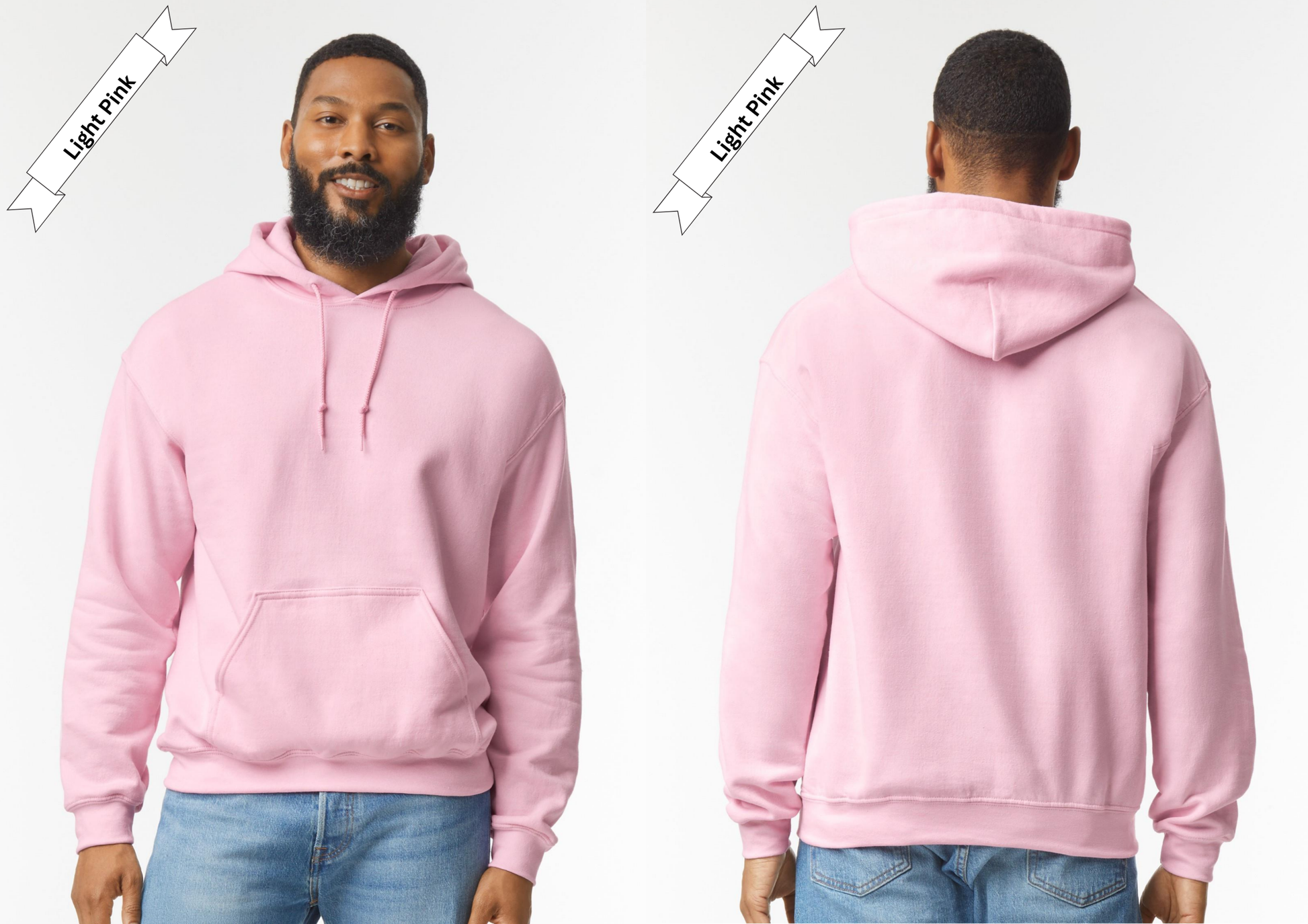 Light Pink Hoodie by Luxe-Custom-Designer