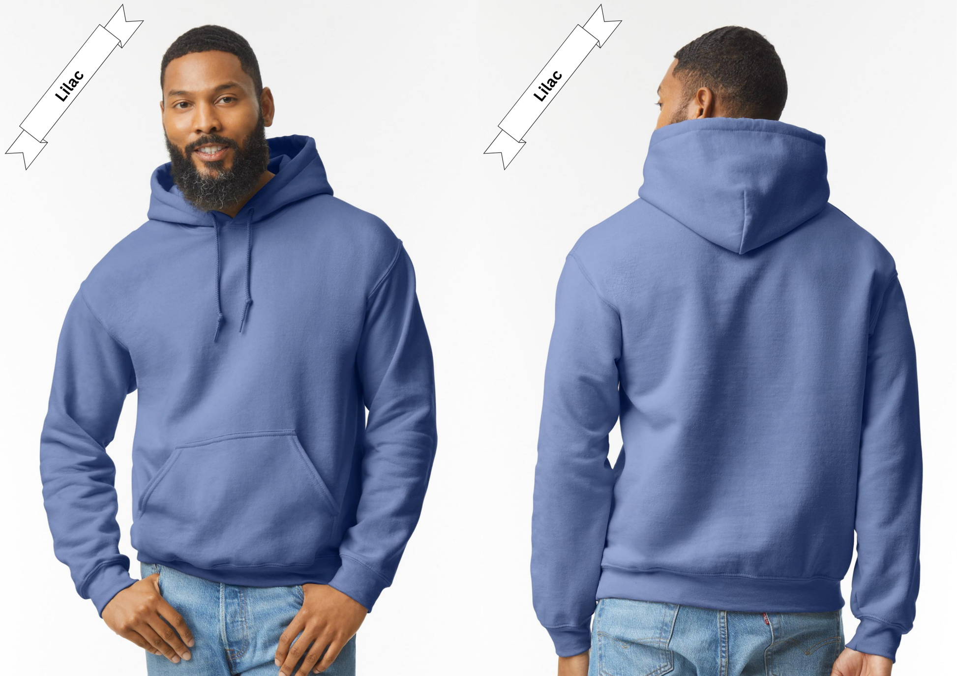 Lilac Hoodie by Luxe-Custom-Designer