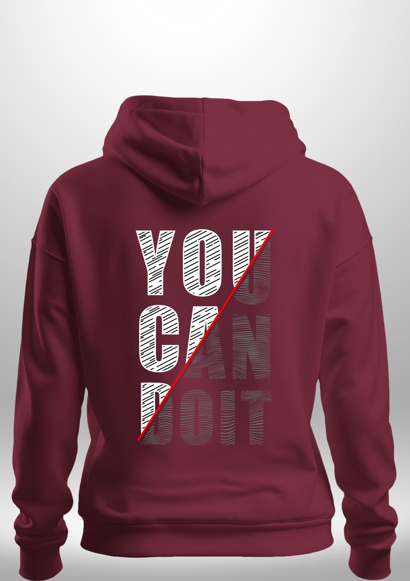 You Can Do It Hoodie by Luxe Custom Designer