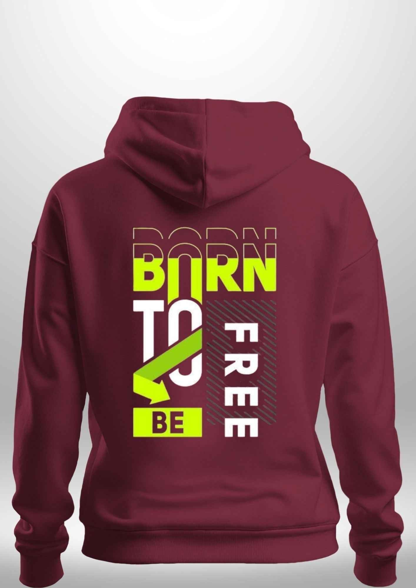 Born to be Free Hoodie by Luxe-Custom-Designer