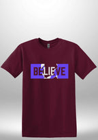 Blue "Believe" Luxe T-shirt by Luxe Sensational
