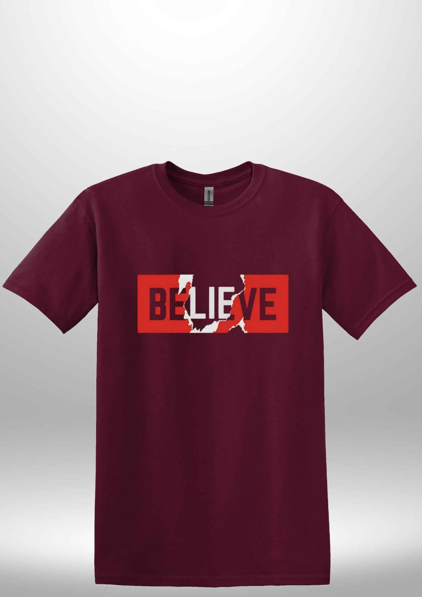 "Believe" Luxe T-shirt by Luxe-Custom-Designer