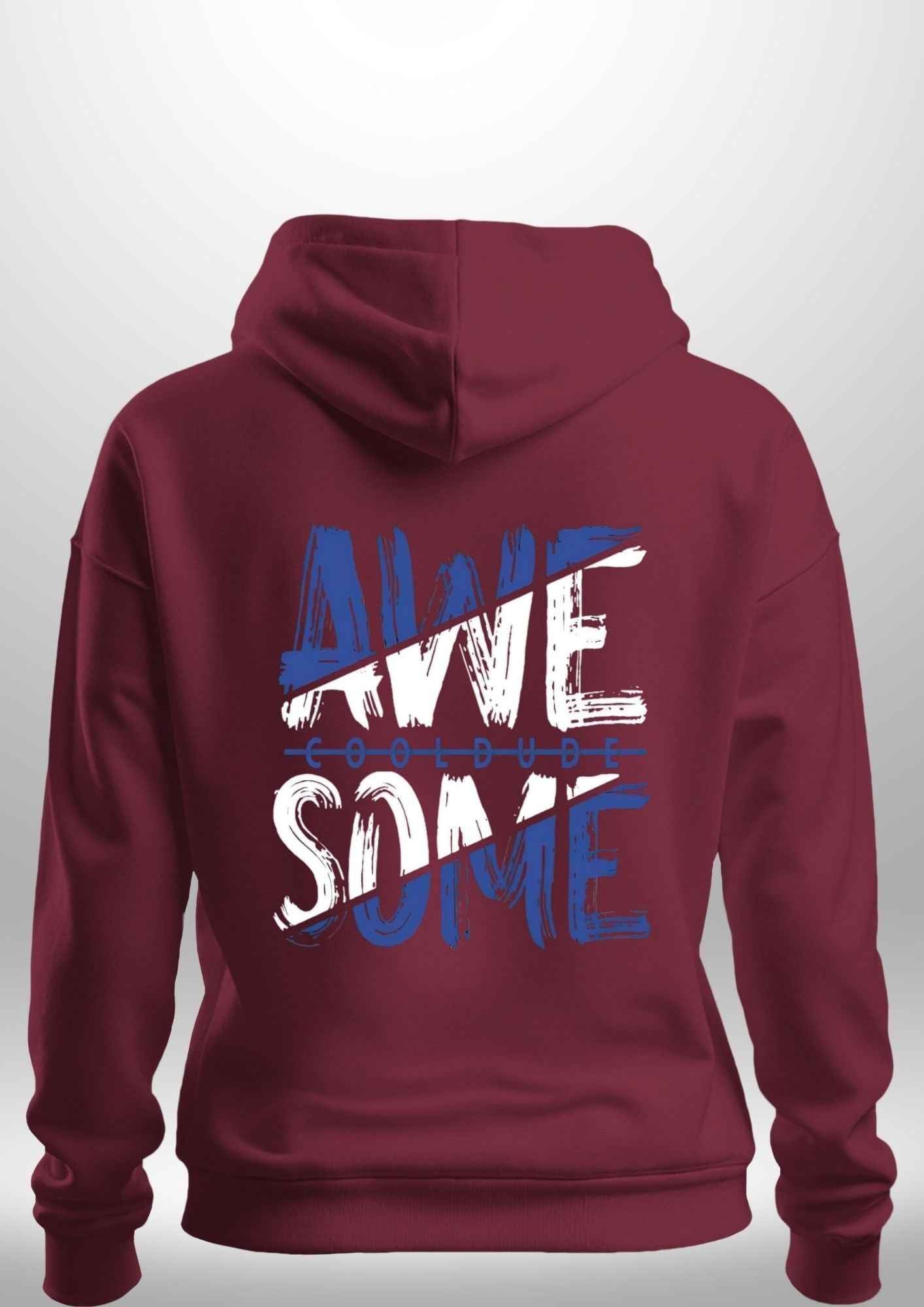 "awesome" Luxe Hoodie by Luxe-Custom-Designer