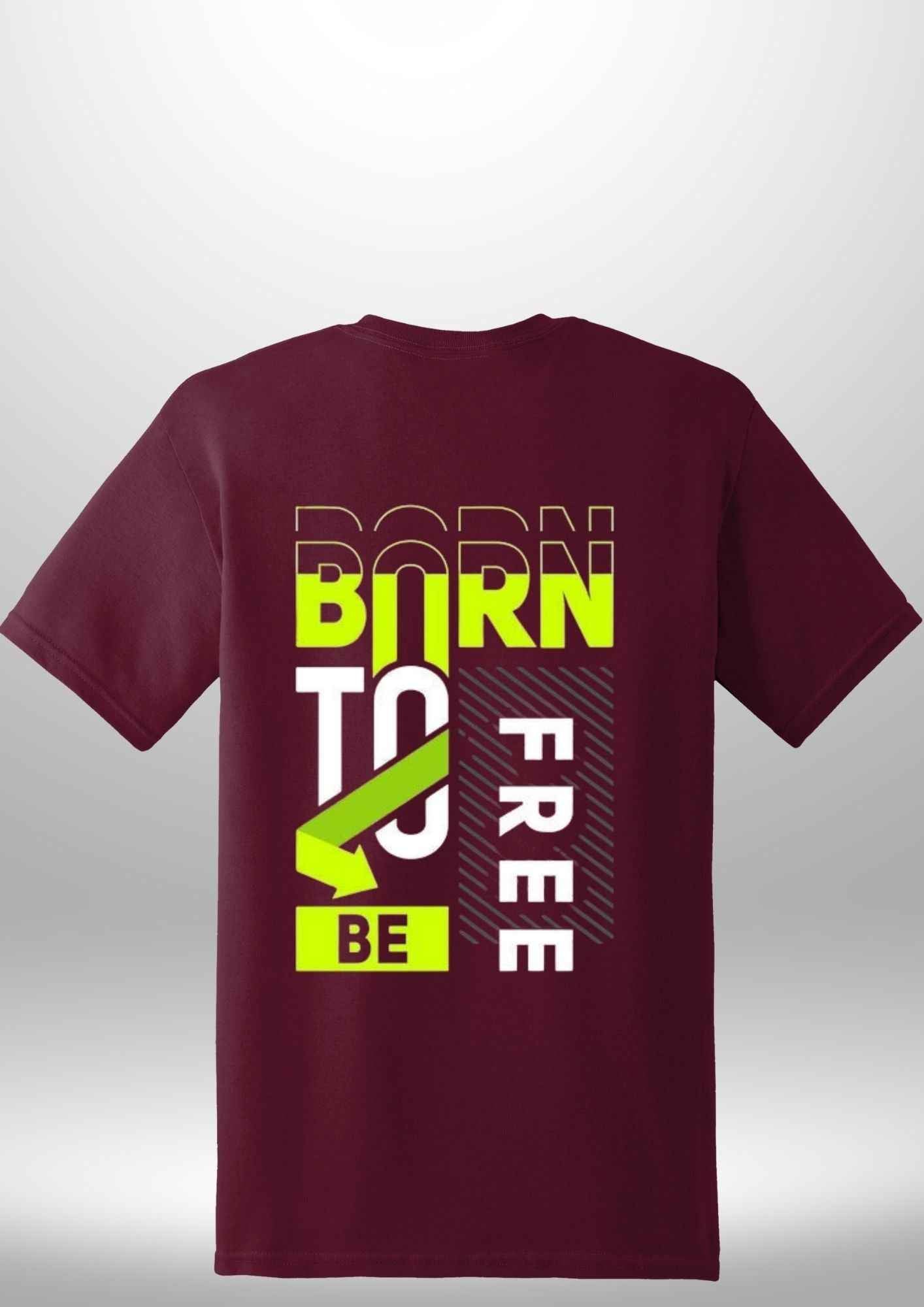Born To Be Free T-Shirt by Luxe-Custom-Designer