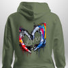 Luxe Custom 2 HANDS Hoodie by Luxe-Custom-Designer