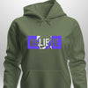 Blue "Believe" Luxe Hoodie by Luxe-Custom-Designer