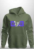 Blue "Believe" Luxe Hoodie by Luxe Sensational