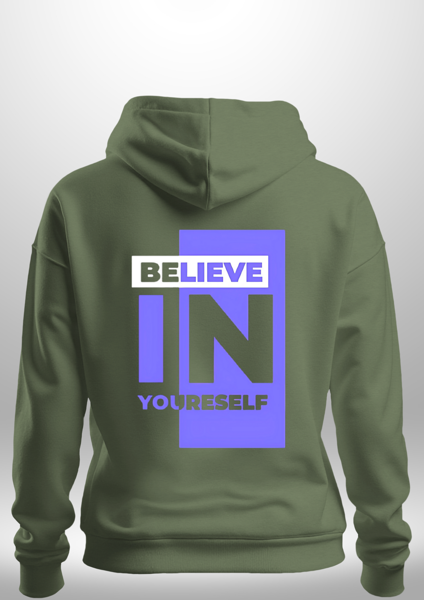 "Believe In Yourself" Luxe Hoodie by Luxe-Custom-Designer
