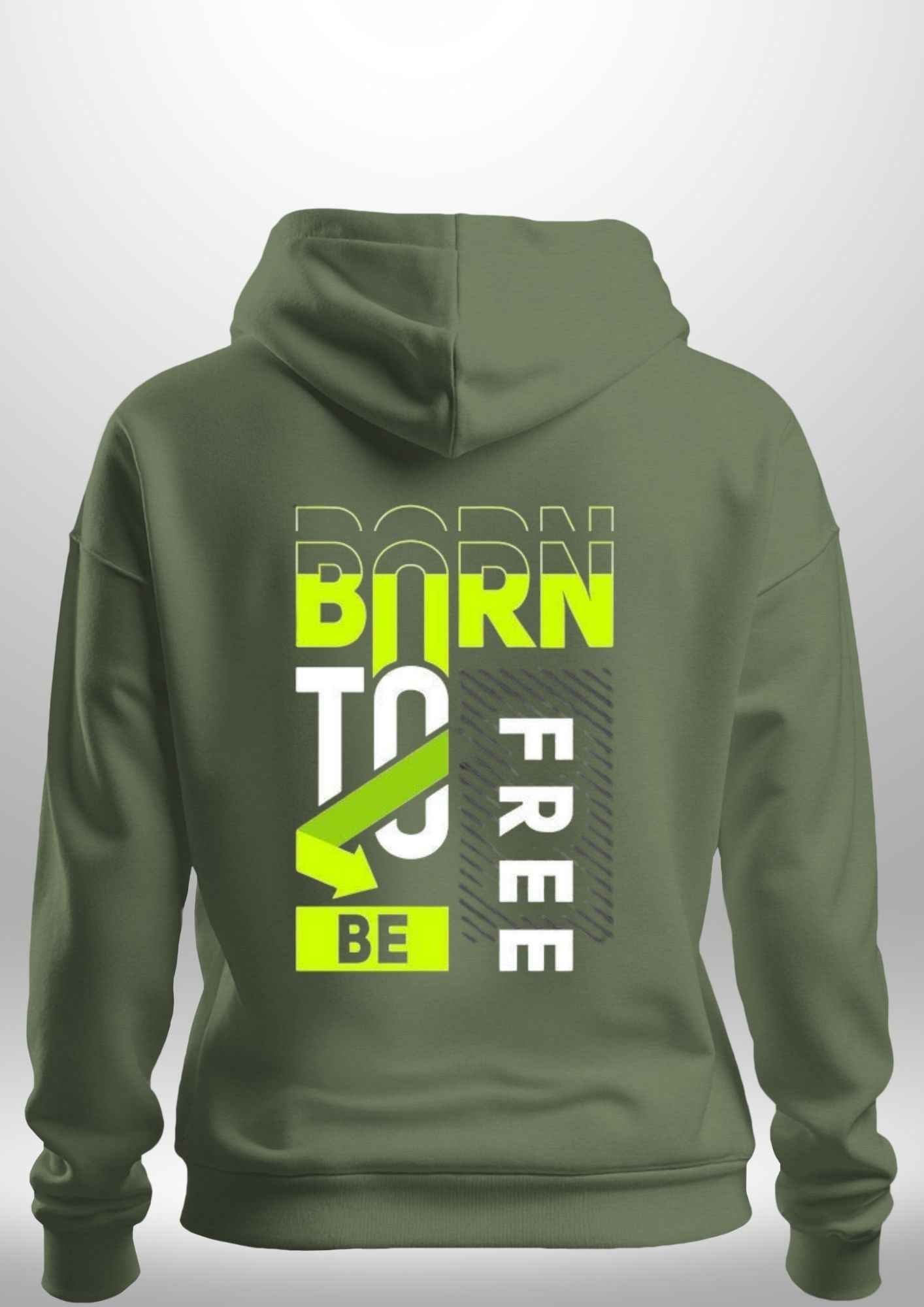Born to be Free Hoodie by Luxe-Custom-Designer