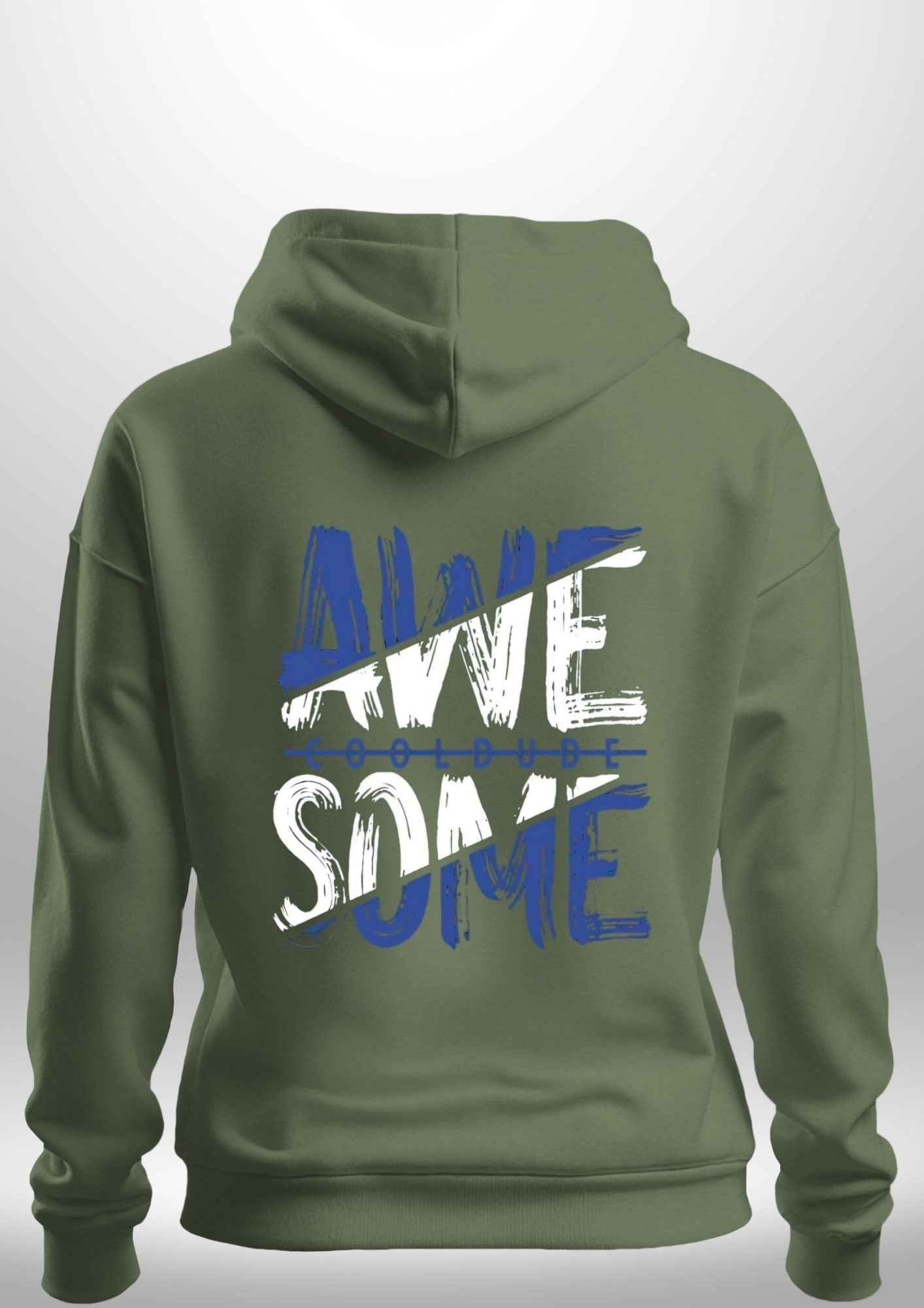 "awesome" Luxe Hoodie by Luxe-Custom-Designer
