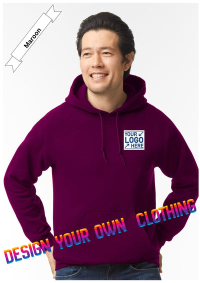 Maroon Hoodie by Luxe-Custom-Designer