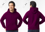 Maroon Hoodie by Luxe Sensational
