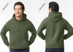Military Green Hoodie by Luxe Sensational