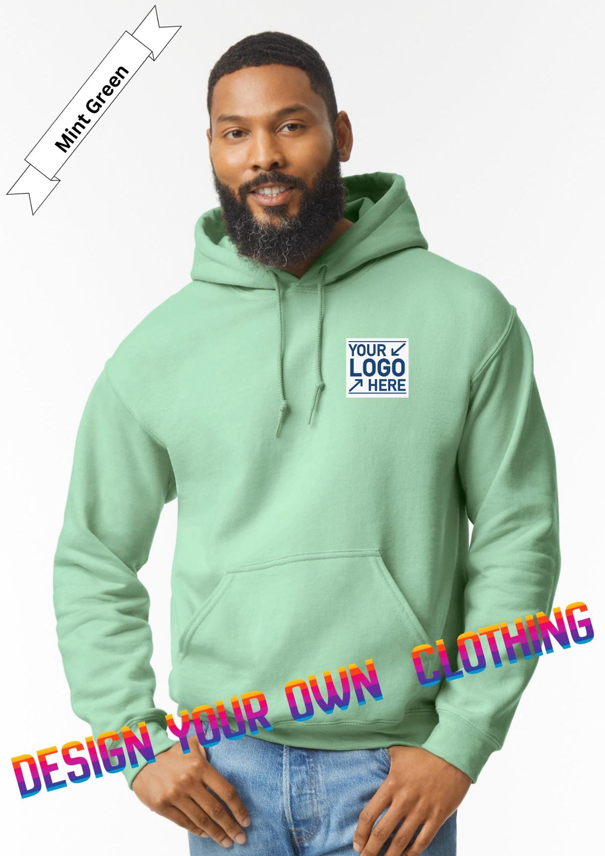 Mint Green Hoodie by Luxe Sensational