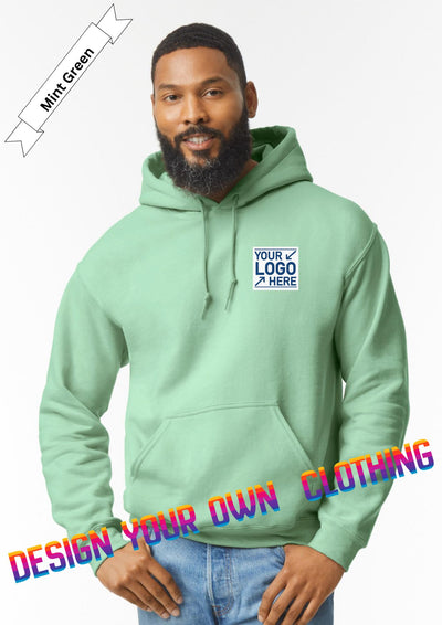 Mint Green Hoodie by Luxe-Custom-Designer