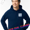 Navy Blue Hoodie by Luxe-Custom-Designer