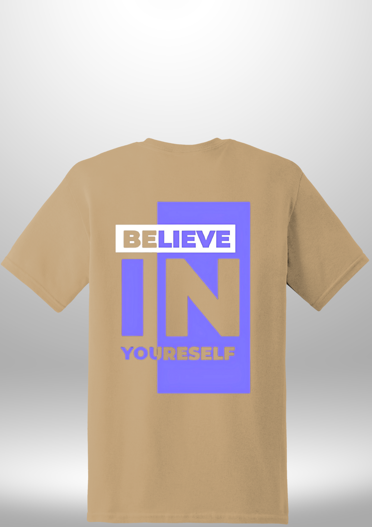 "Believe In Yourself" Luxe T-Shirt by Luxe-Custom-Designer