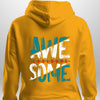 "awesome" Luxe Hoodie by Luxe-Custom-Designer