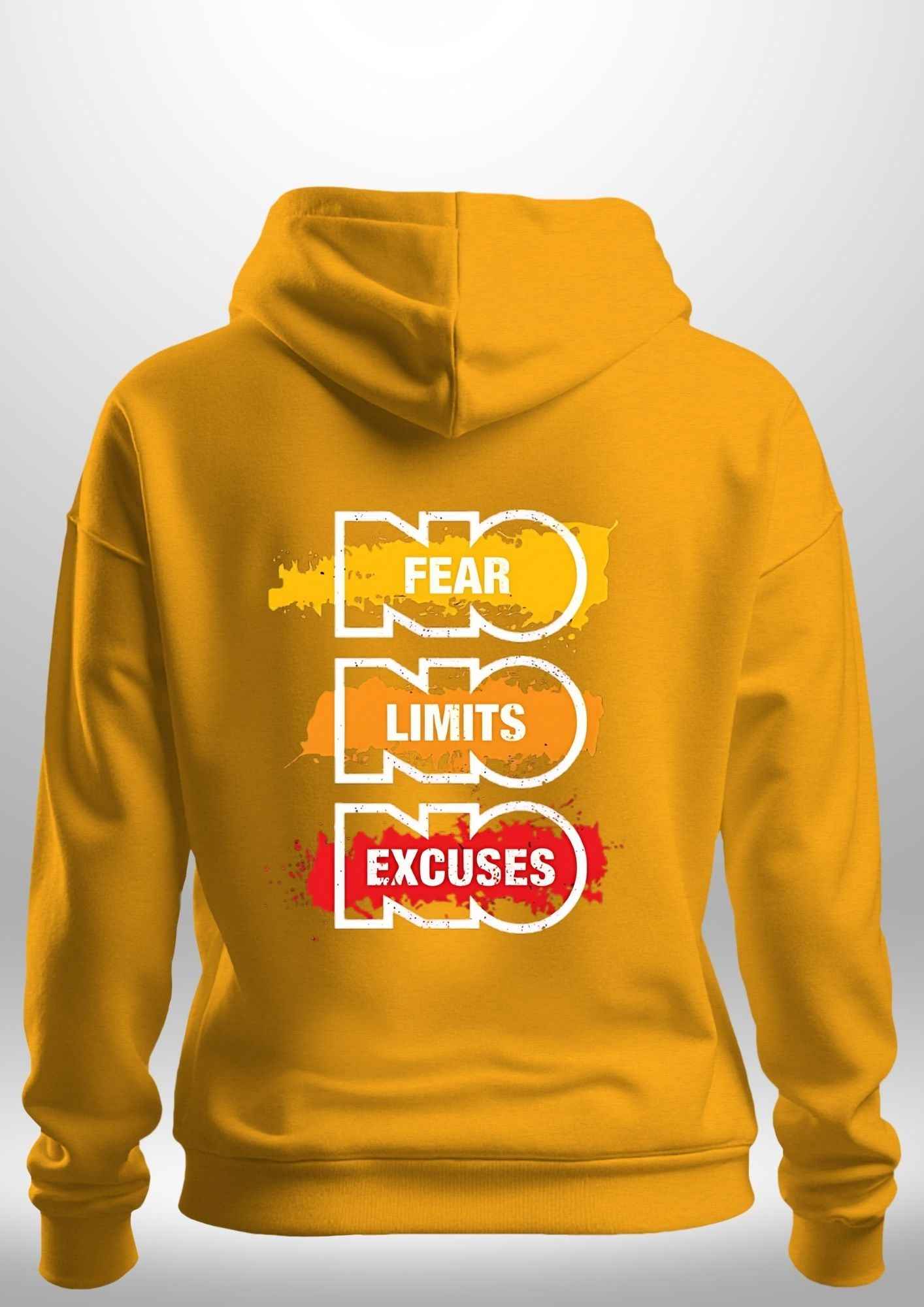 "NO FEAR" Luxe Hoodie by Luxe-Custom-Designer