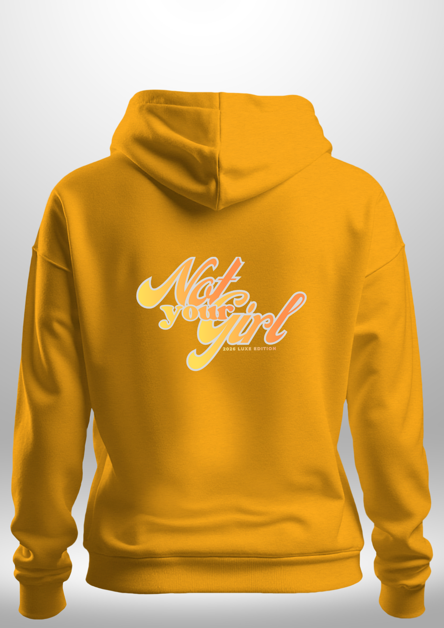 Not Your Girl Hoodie by Luxe Custom Designer