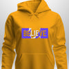 Blue "Believe" Luxe Hoodie by Luxe-Custom-Designer