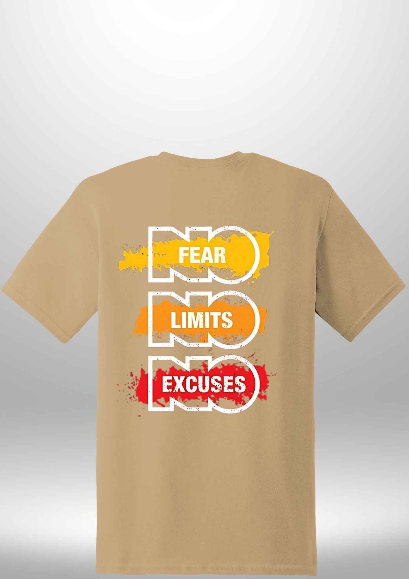 "NO FEAR" Luxe T-Shirt by Luxe-Custom-Designer